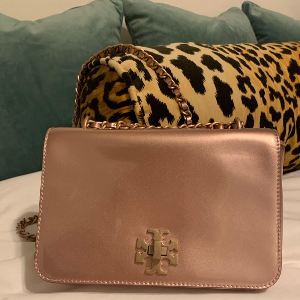 Tory Burch Rose Gold Crossbody Bag